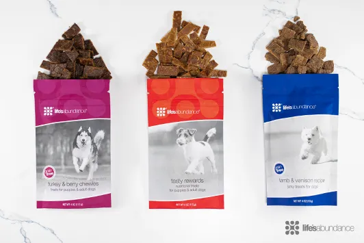 Life's Abundance jerky treats